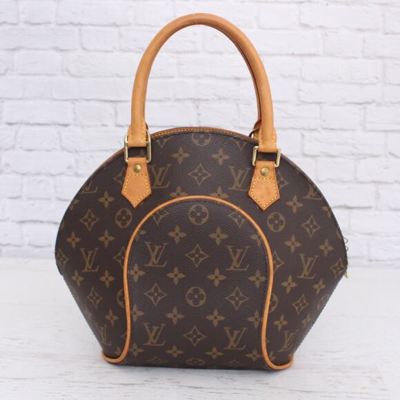 Louis Vuitton Ellipse PM Monogram Satchel Purse Handbag Tote LV Leather A3273 - Picture 5 of 11